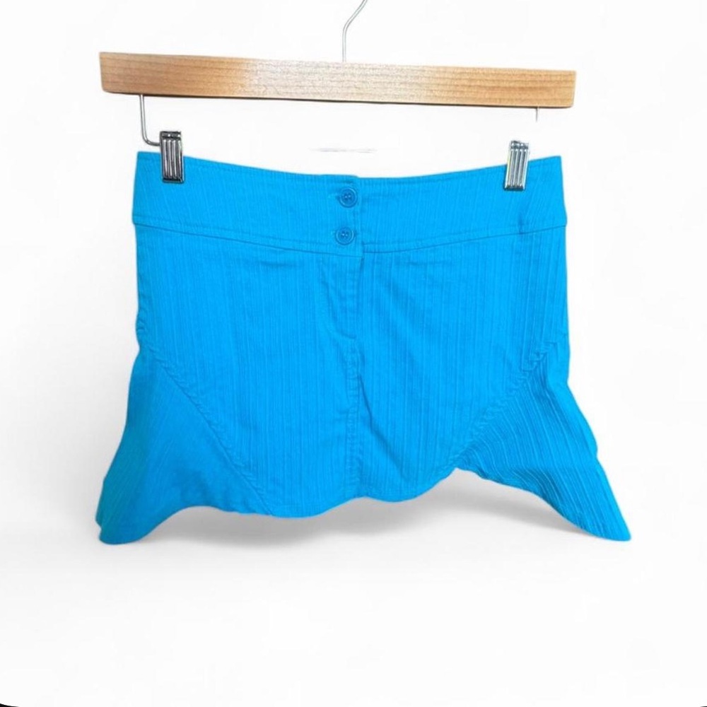 vintage y2k blue mini skirt